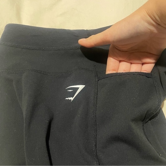 Gymshark Ankle Mesh Pocket Leggings Size Small - Picture 5 of 6